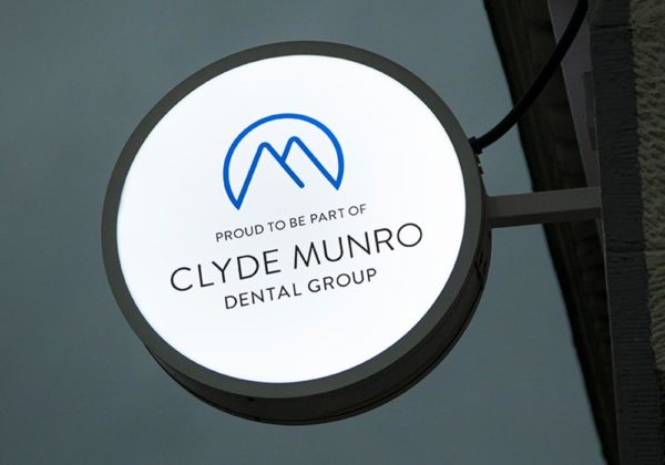 Clyde Munro Dental Group Sign