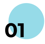 Graphic design featuring a dental care theme with a blue circle and bold text elements.