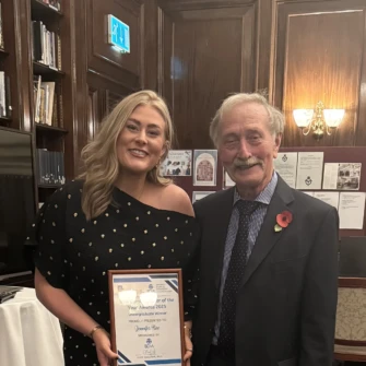 Jennfier Rae and Prof. Kenneth A. Eaton 2